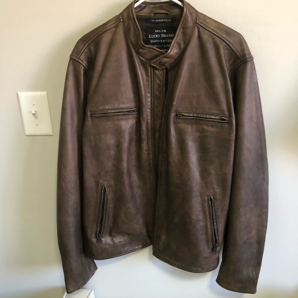 Lucky Brand Vintage Leather Jacket